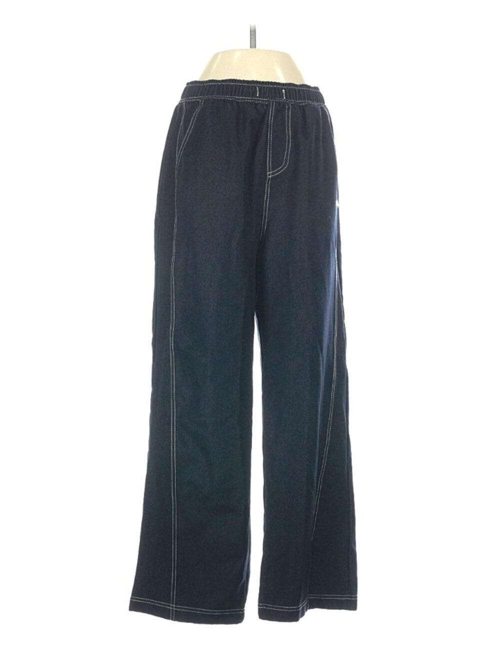 Poetry Wide-Leg Indigo-Dyed Pull-On Denim Trousers - Waist 26